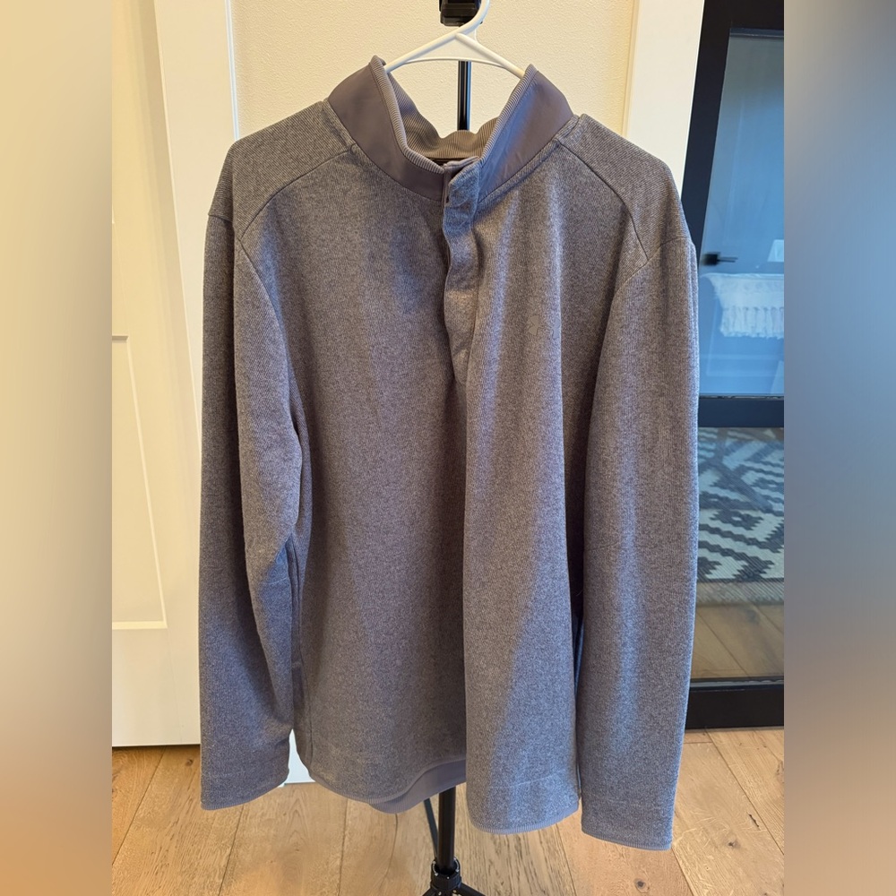 Under Armour Storm 1/4 Zip Gray Water Resistant